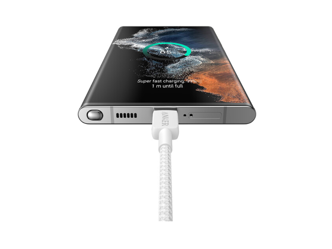 Anker 322 3 ft Braided USB‑C to USB‑C Cable – 60 W Fast Charging Anker 322 3 ft Braided USB‑C to USB‑C Cable – 60 W Fast Charging